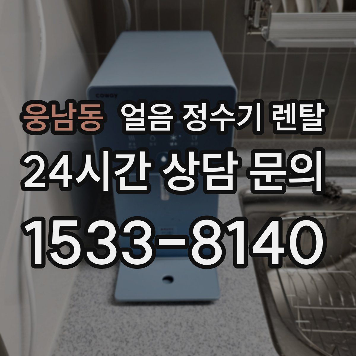 웅남동 얼음 정수기 렌탈