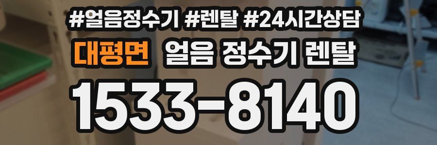 대평면 얼음 정수기 렌탈