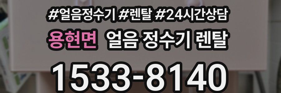 용현면 얼음 정수기 렌탈