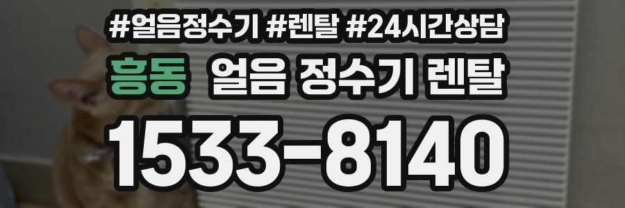 흥동 얼음 정수기 렌탈