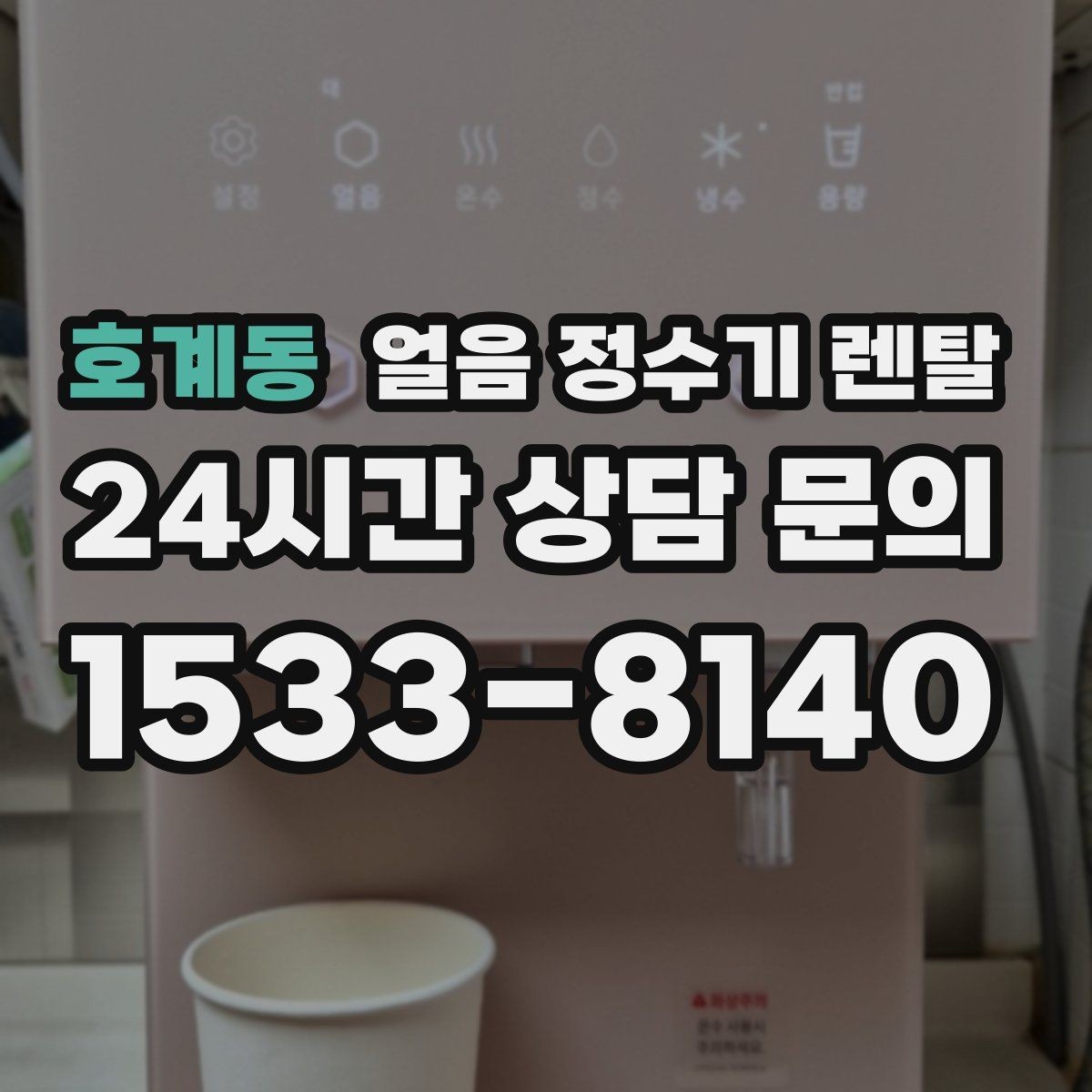 호계동 얼음 정수기 렌탈 아이스 아메리카노 루틴이 쉬워지는 이유