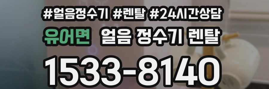 유어면 얼음 정수기 렌탈