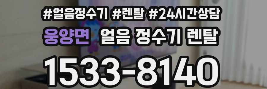 웅양면 얼음 정수기 렌탈