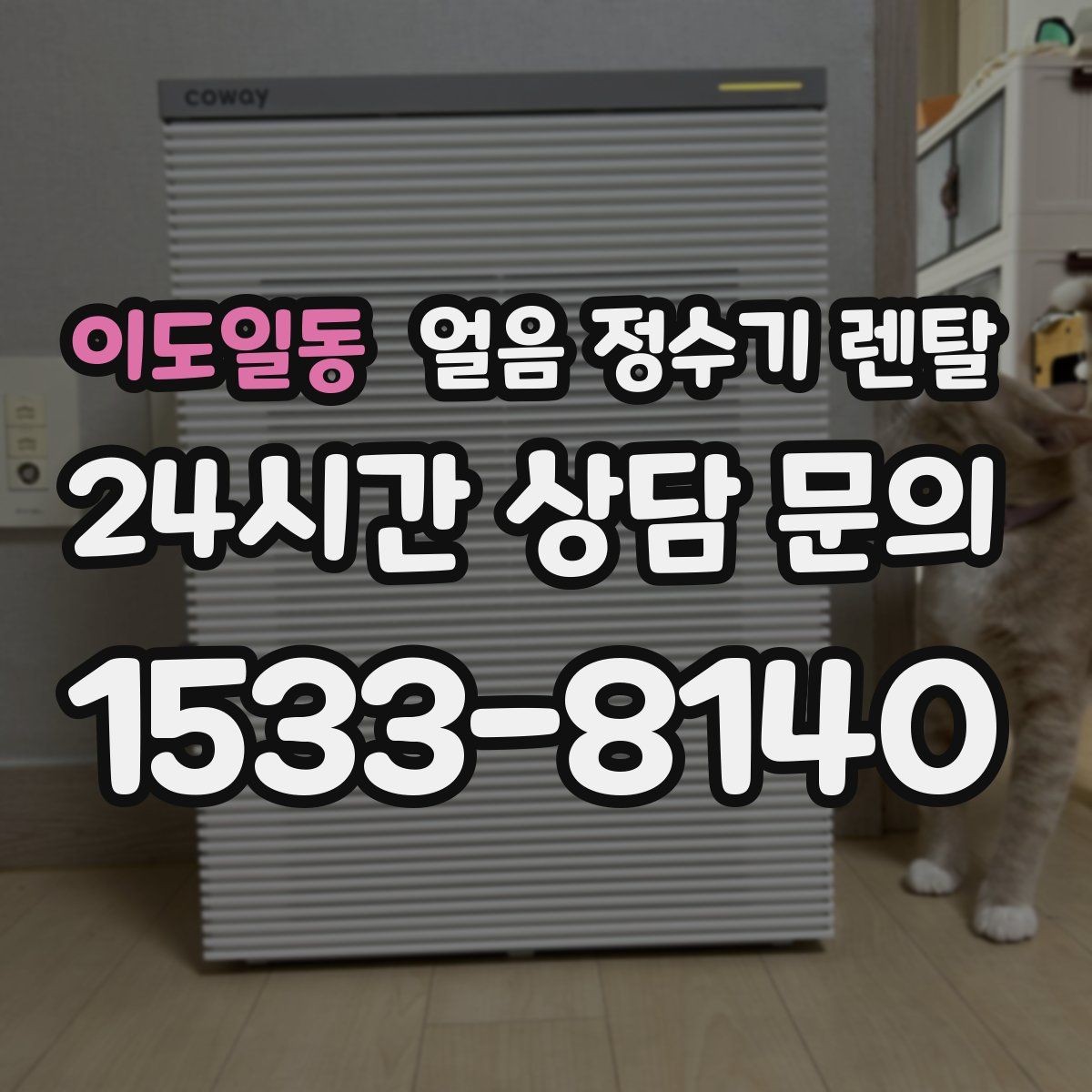 이도일동 얼음 정수기 렌탈 얼음이 탁하게 보이면 어떤 원인일까