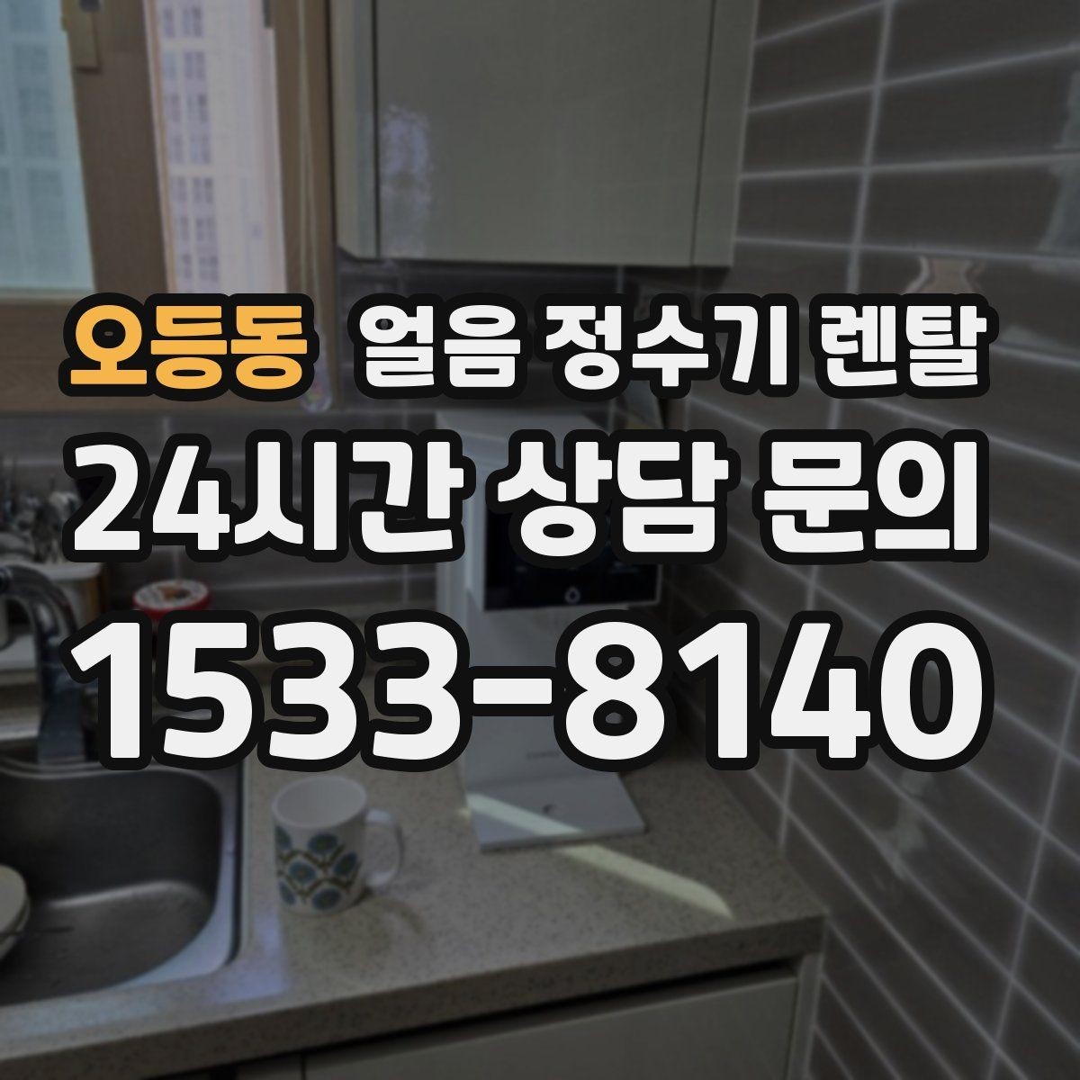 오등동 얼음 정수기 렌탈 얼음 맛이 씁쓸해지면 필터를 의심하세요