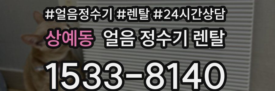 상예동 얼음 정수기 렌탈