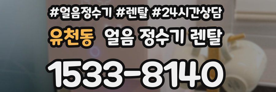 유천동 얼음 정수기 렌탈
