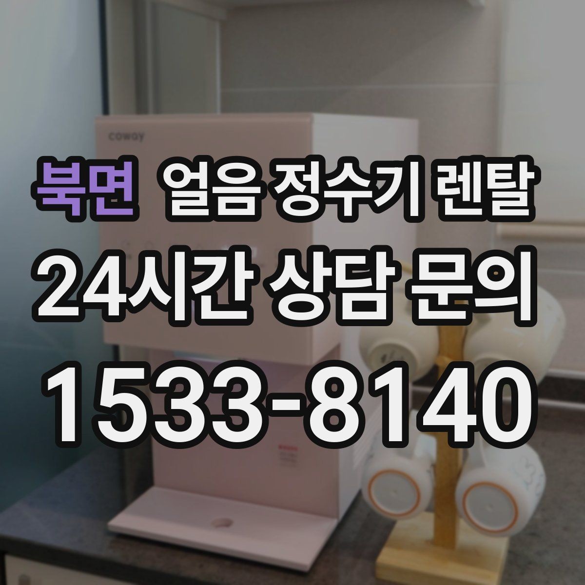 북면 얼음 정수기 렌탈 손님 올 때 얼음 걱정 없는 집 만들기