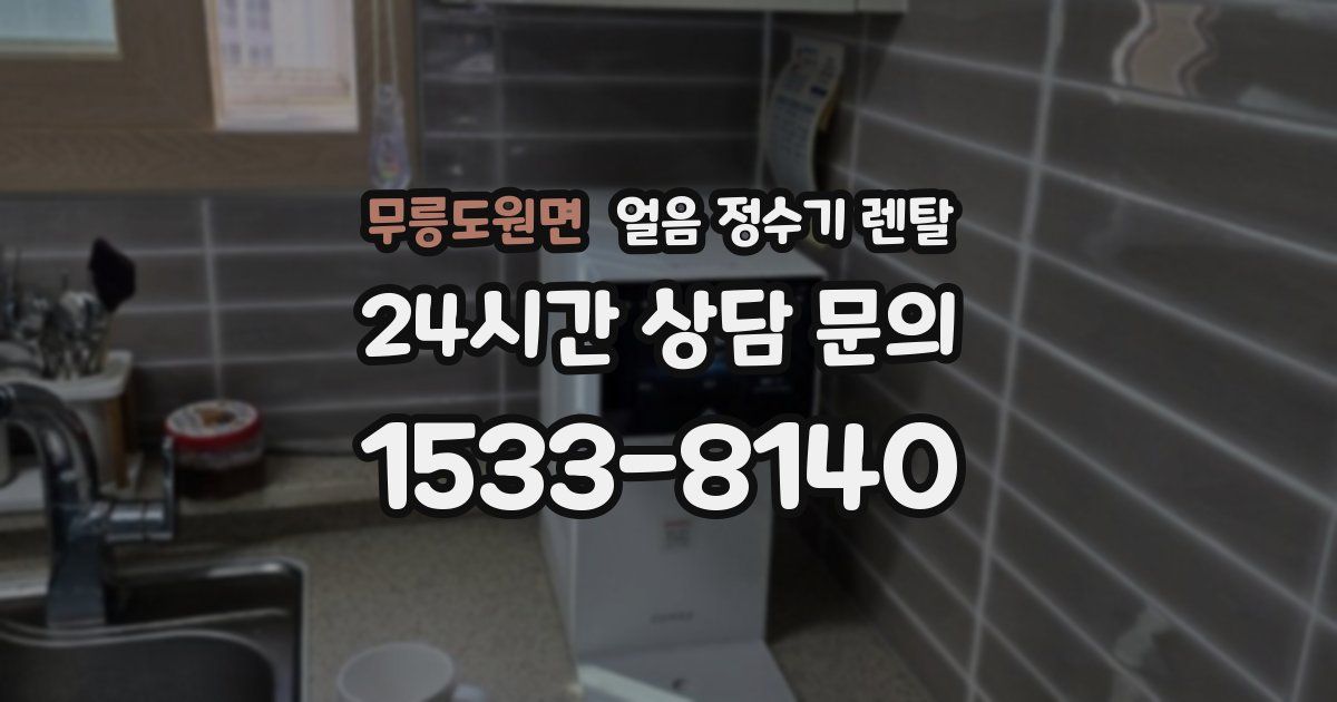 무릉도원면 얼음 정수기 렌탈