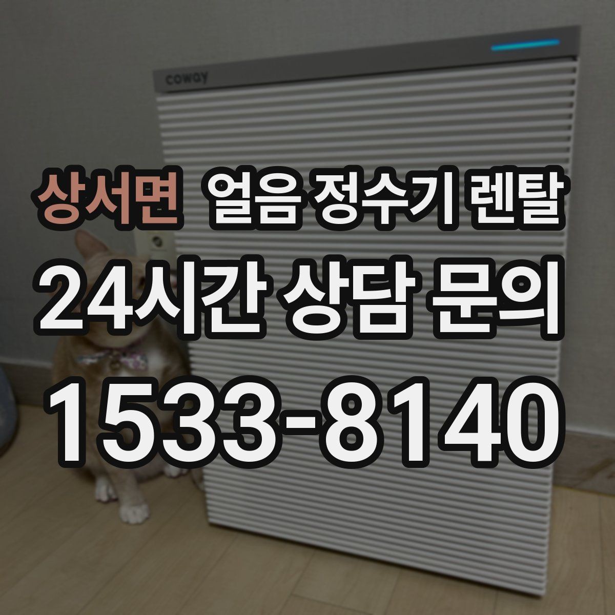 상서면 얼음 정수기 렌탈 처음 얼음 받을 때 꼭 알아둘 점