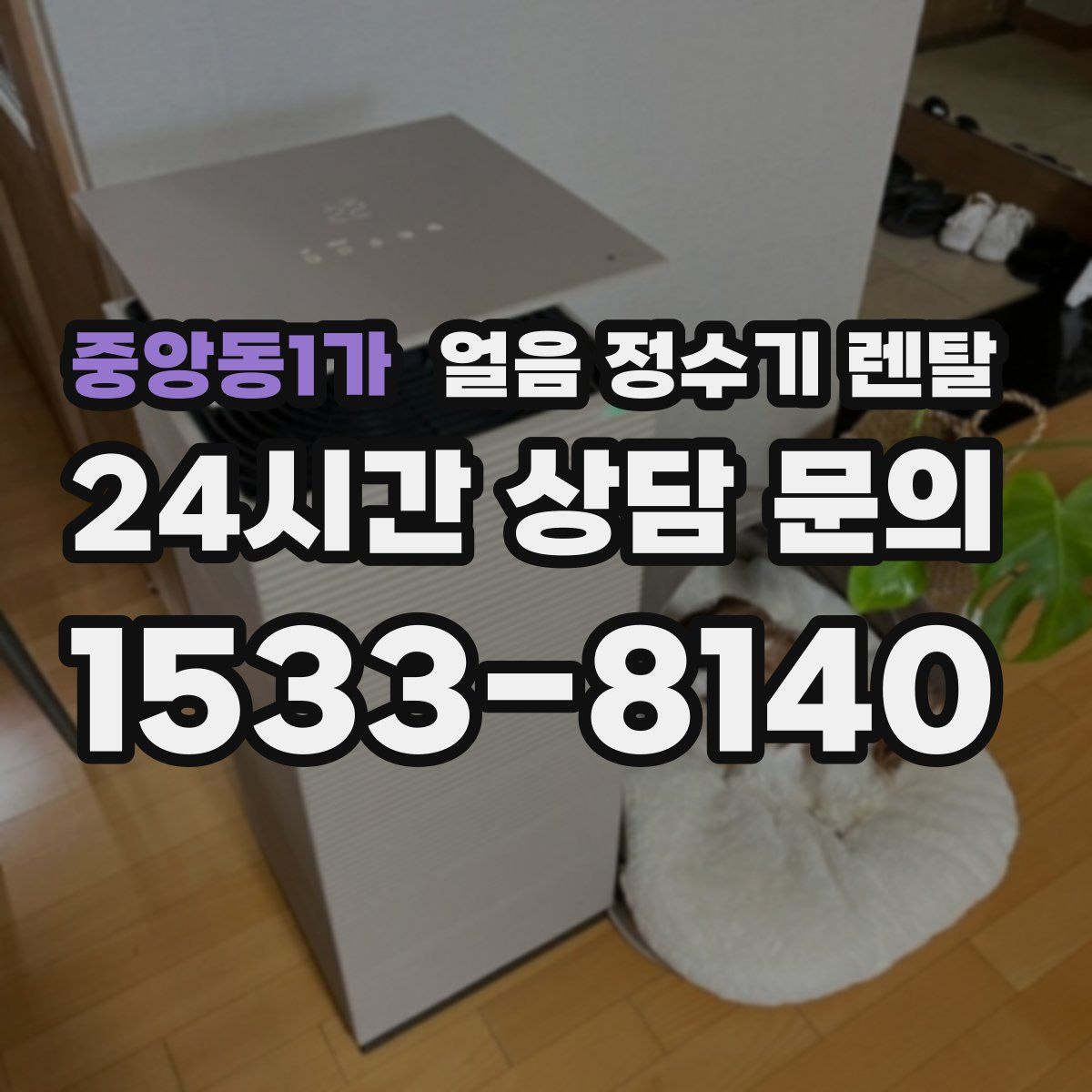 중앙동1가 얼음 정수기 렌탈