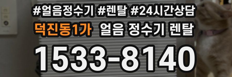 덕진동1가 얼음 정수기 렌탈