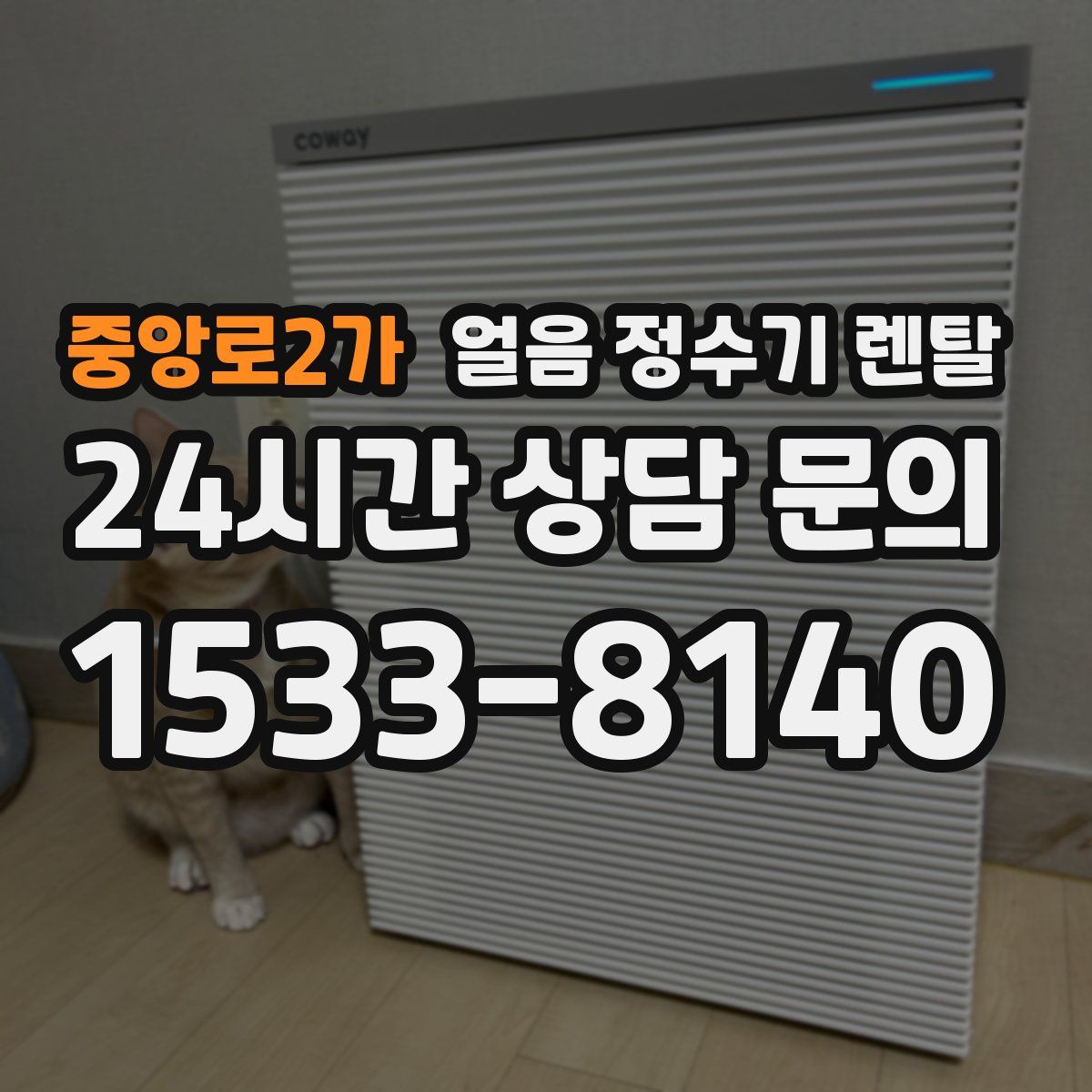 중앙로2가 얼음 정수기 렌탈