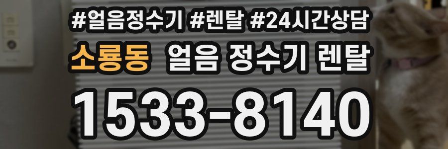 소룡동 얼음 정수기 렌탈