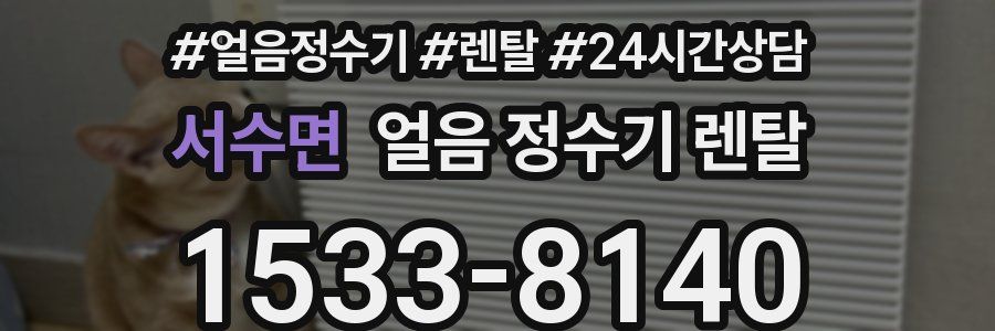 서수면 얼음 정수기 렌탈