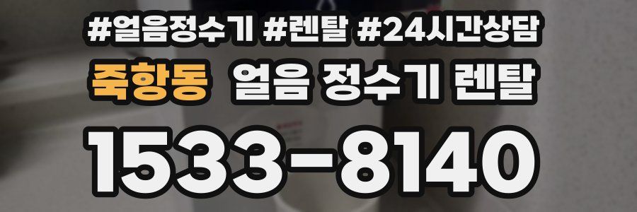 죽항동 얼음 정수기 렌탈