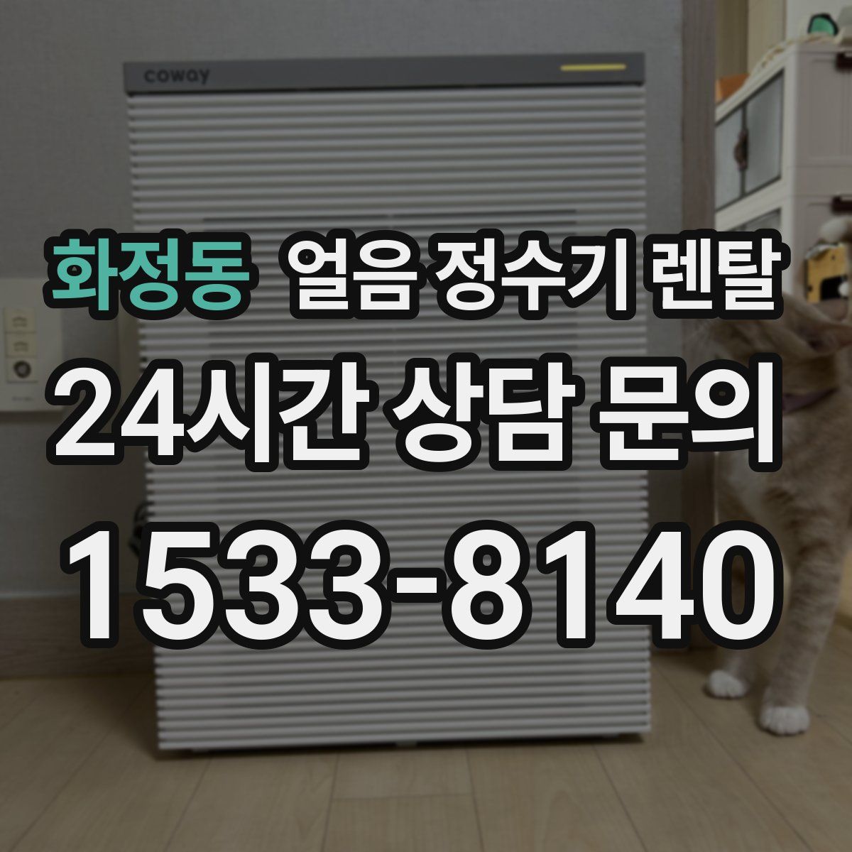 화정동 얼음 정수기 렌탈