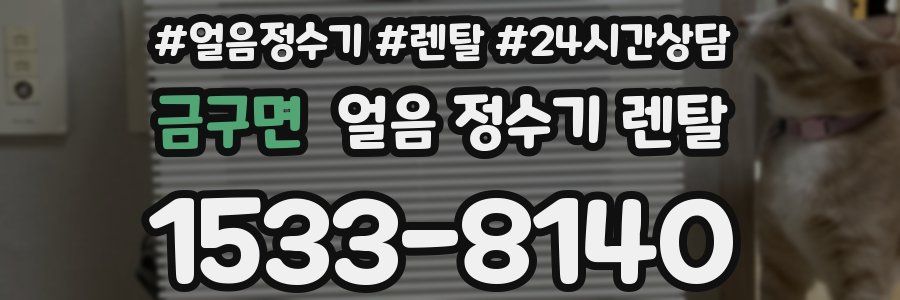 금구면 얼음 정수기 렌탈