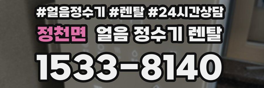 정천면 얼음 정수기 렌탈