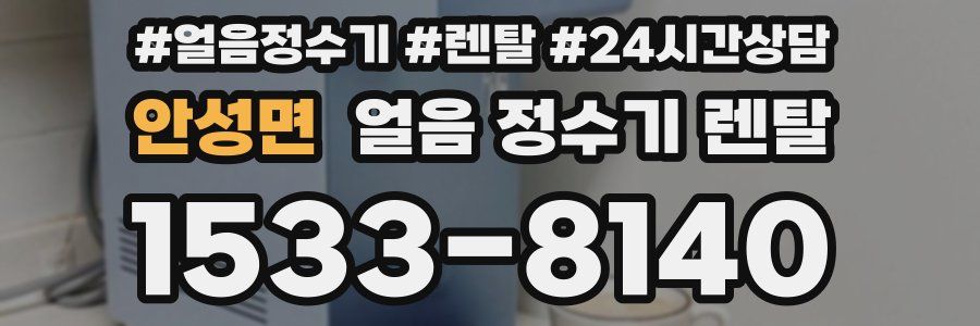 안성면 얼음 정수기 렌탈