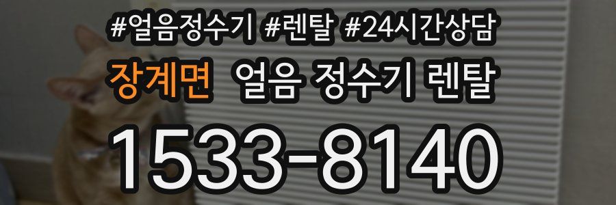 장계면 얼음 정수기 렌탈