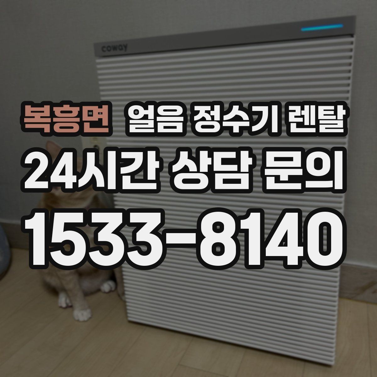 복흥면 얼음 정수기 렌탈 설치 가능 여부를 빠르게 판단하는 방법