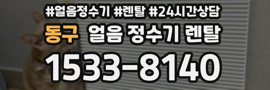 동구 얼음 정수기 렌탈