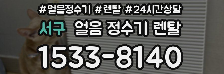 서구 얼음 정수기 렌탈