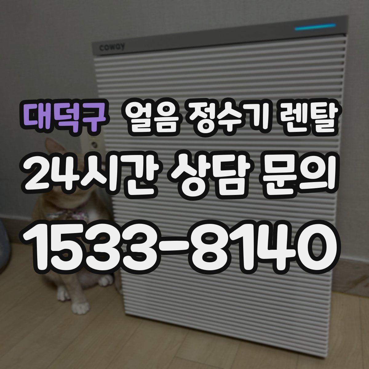 대덕구 얼음 정수기 렌탈 청소가 쉬운 구조를 고르는 방법