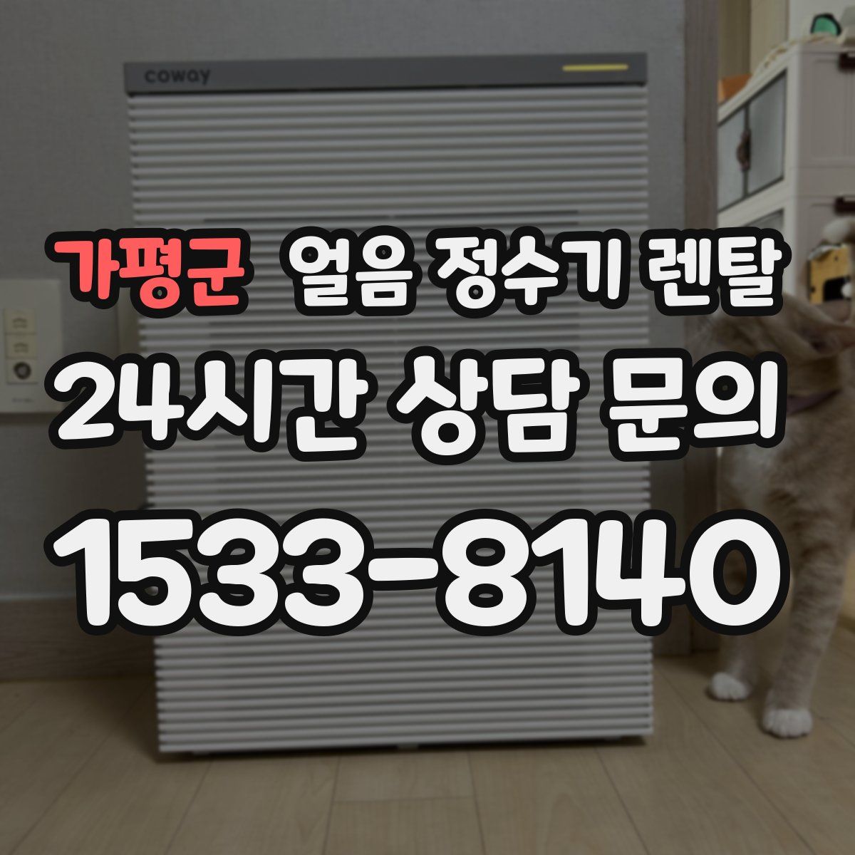 가평군 얼음 정수기 렌탈