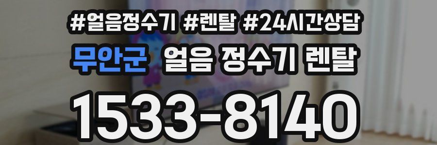 무안군 얼음 정수기 렌탈