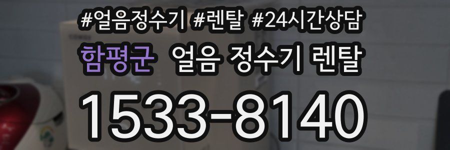 함평군 얼음 정수기 렌탈