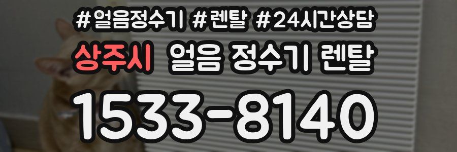 상주시 얼음 정수기 렌탈