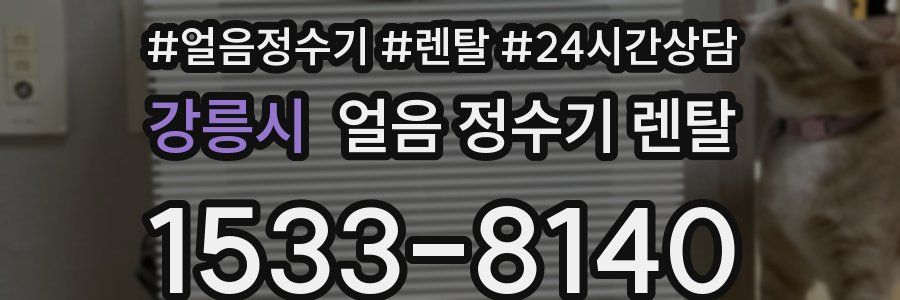 강릉시 얼음 정수기 렌탈