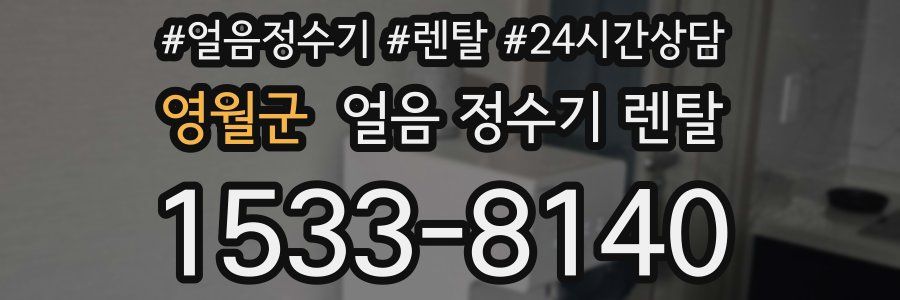 영월군 얼음 정수기 렌탈