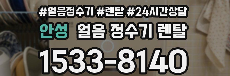 안성 얼음 정수기 렌탈