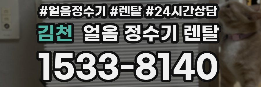 김천 얼음 정수기 렌탈