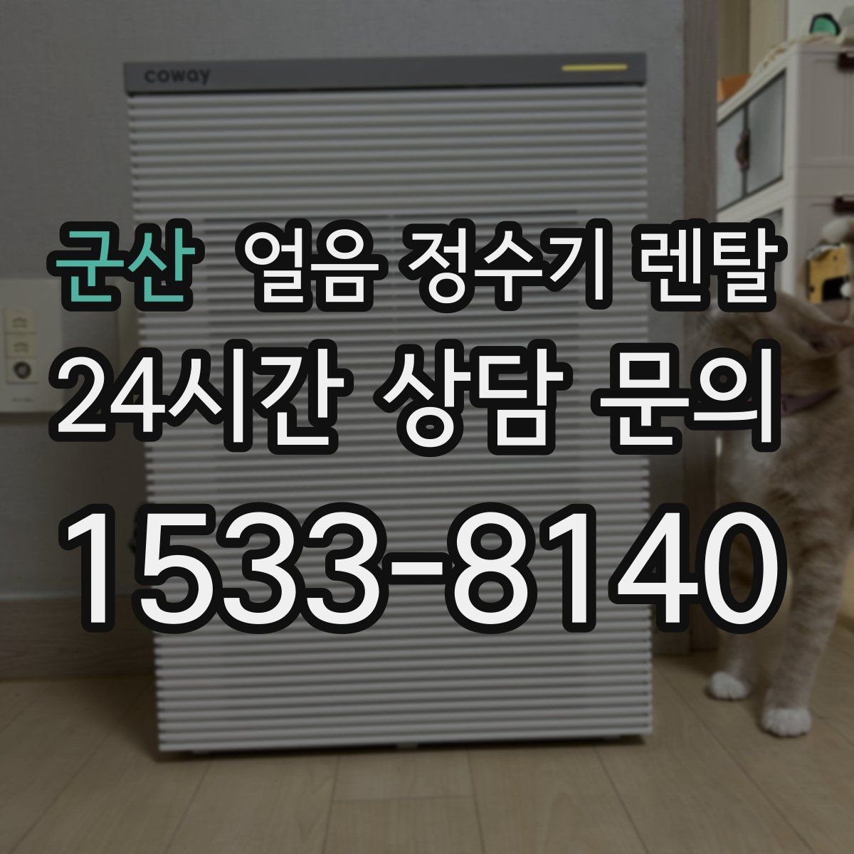 군산 얼음 정수기 렌탈 자가 관리로 충분한지 판단하는 기준