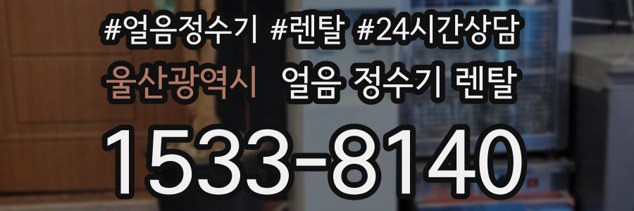 울산광역시 얼음 정수기 렌탈