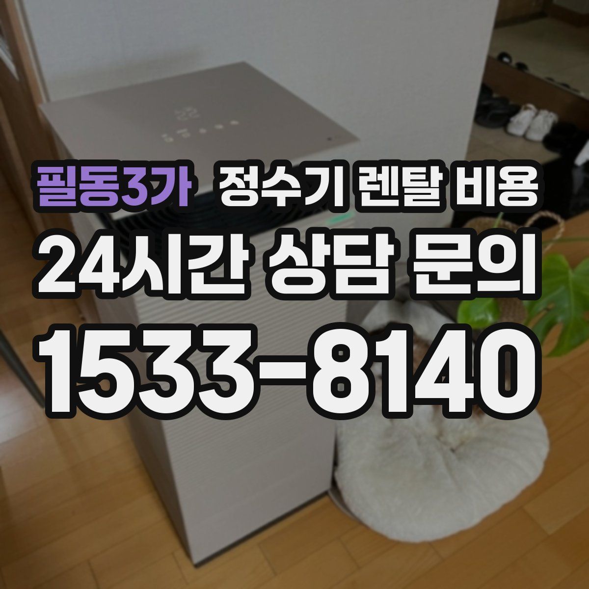 필동3가 정수기 렌탈 비용