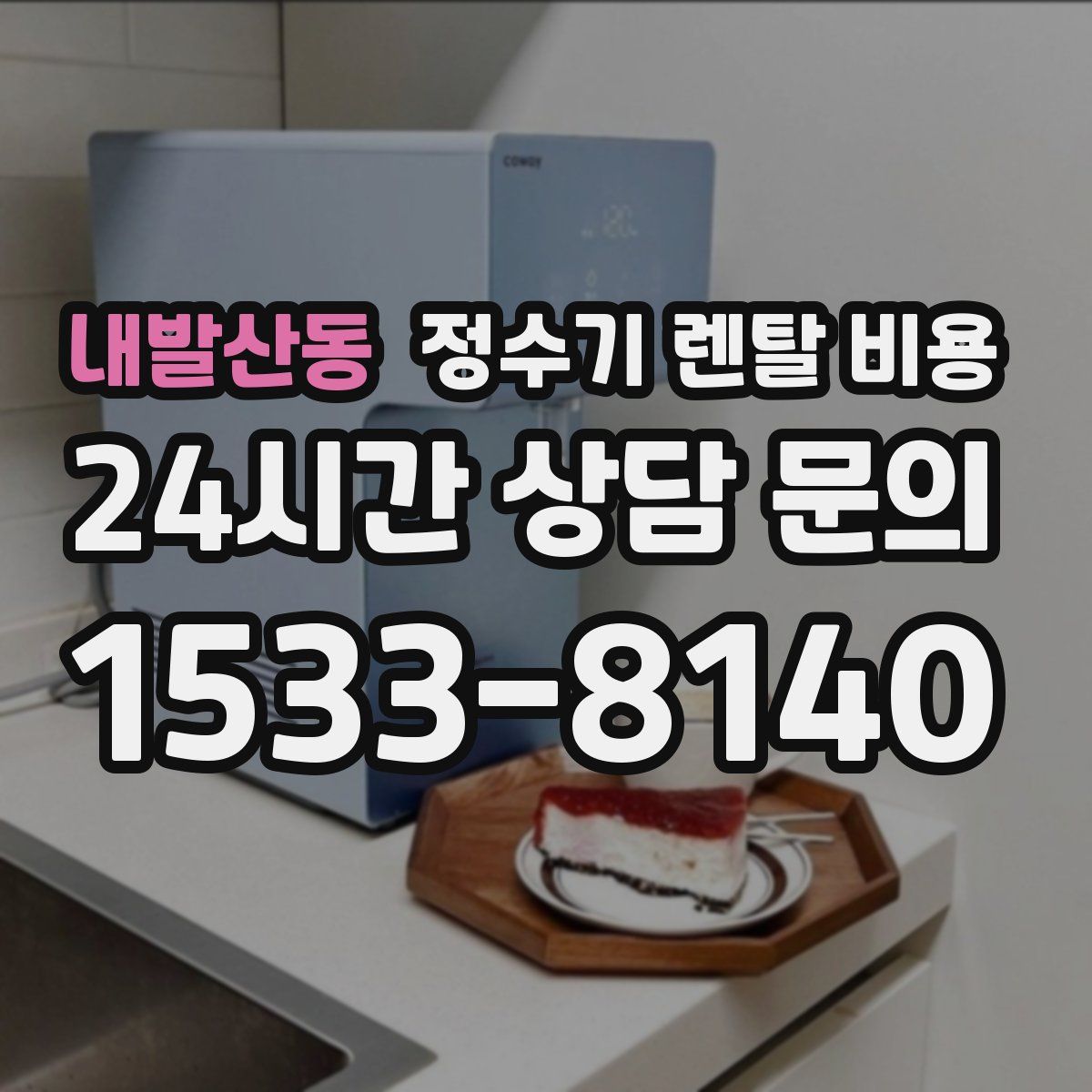 내발산동 정수기 렌탈 비용
