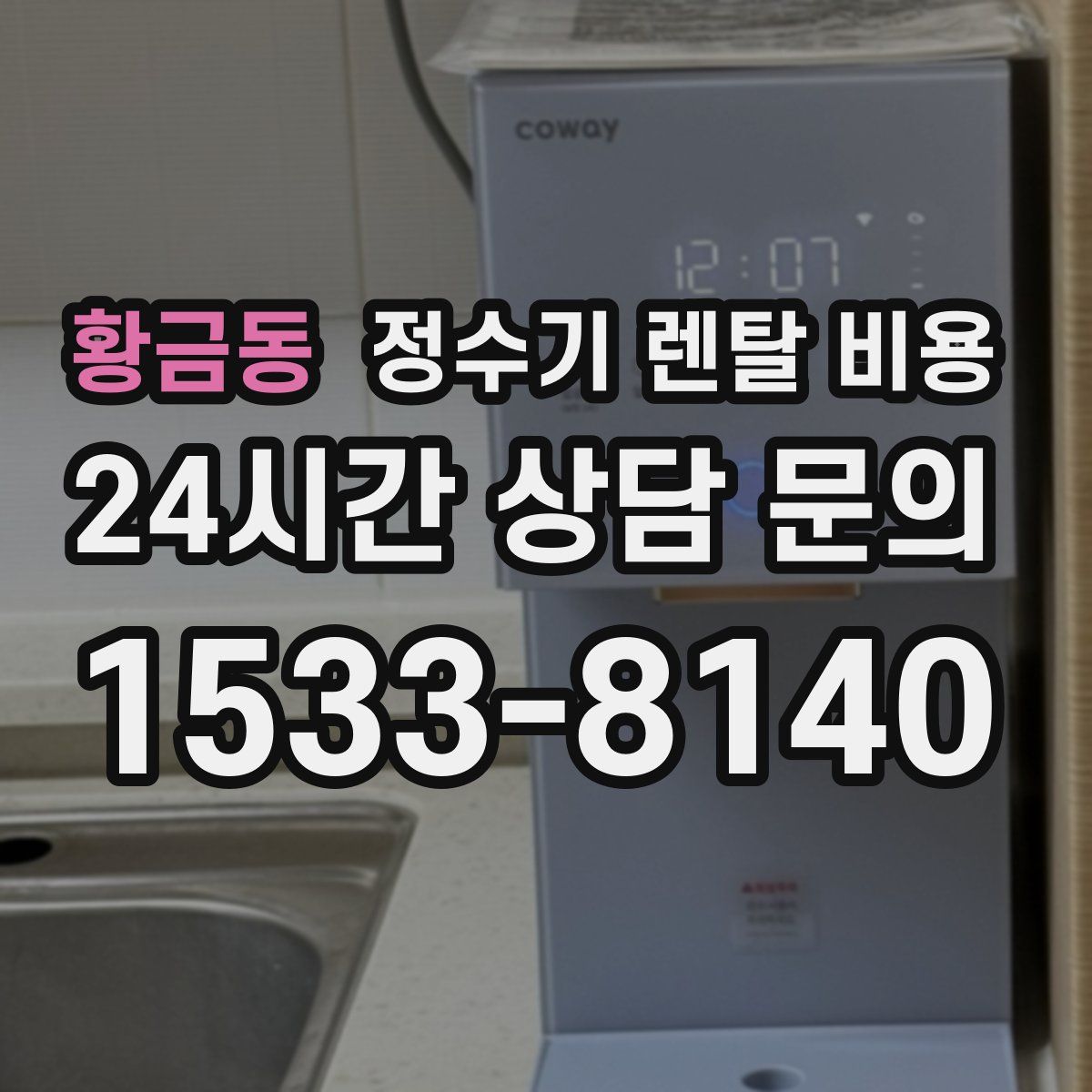 황금동 정수기 렌탈 비용