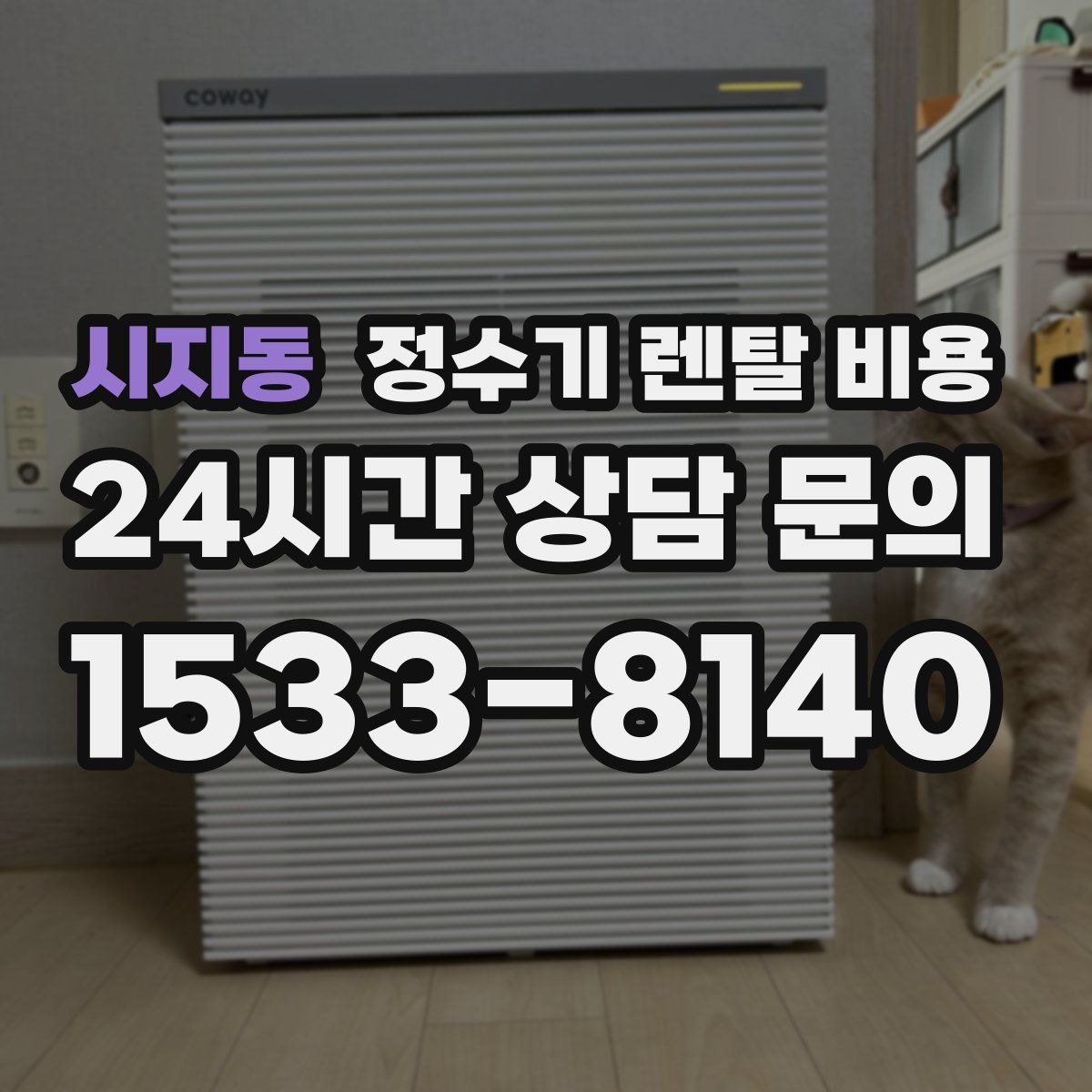 시지동 정수기 렌탈 비용