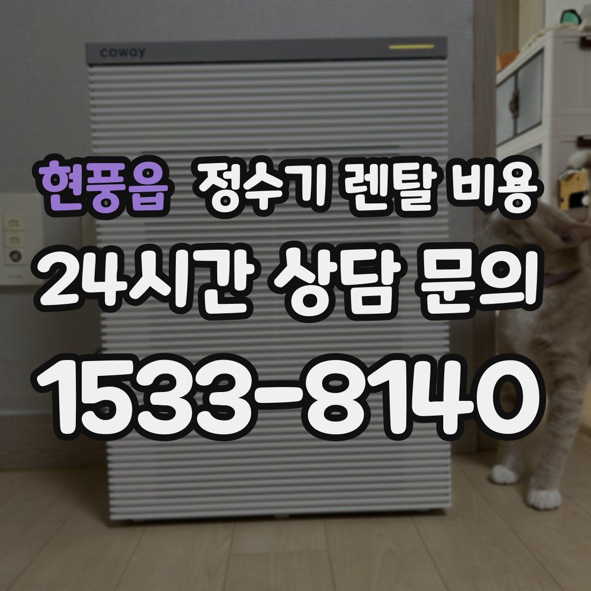 현풍읍 정수기 렌탈 비용