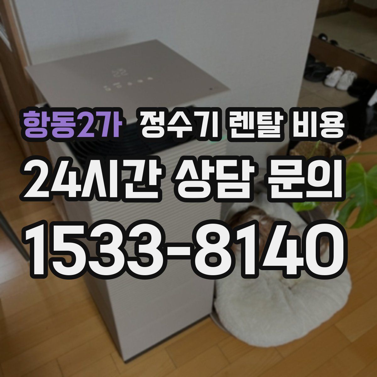 항동2가 정수기 렌탈 비용