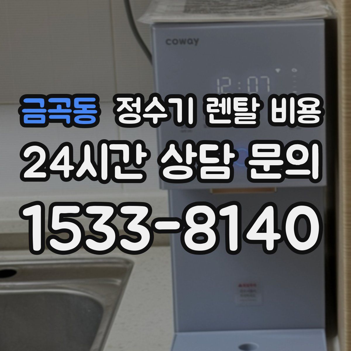 금곡동 정수기 렌탈 비용