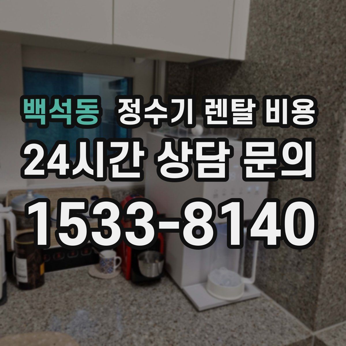 백석동 정수기 렌탈 비용 불필요한 기능을 빼면 달라지는 점