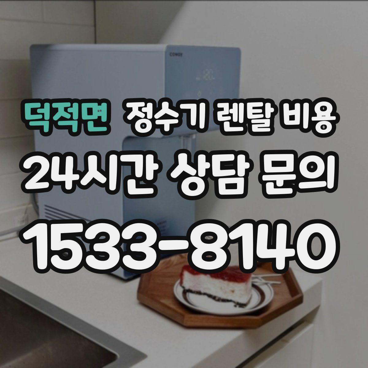 덕적면 정수기 렌탈 비용