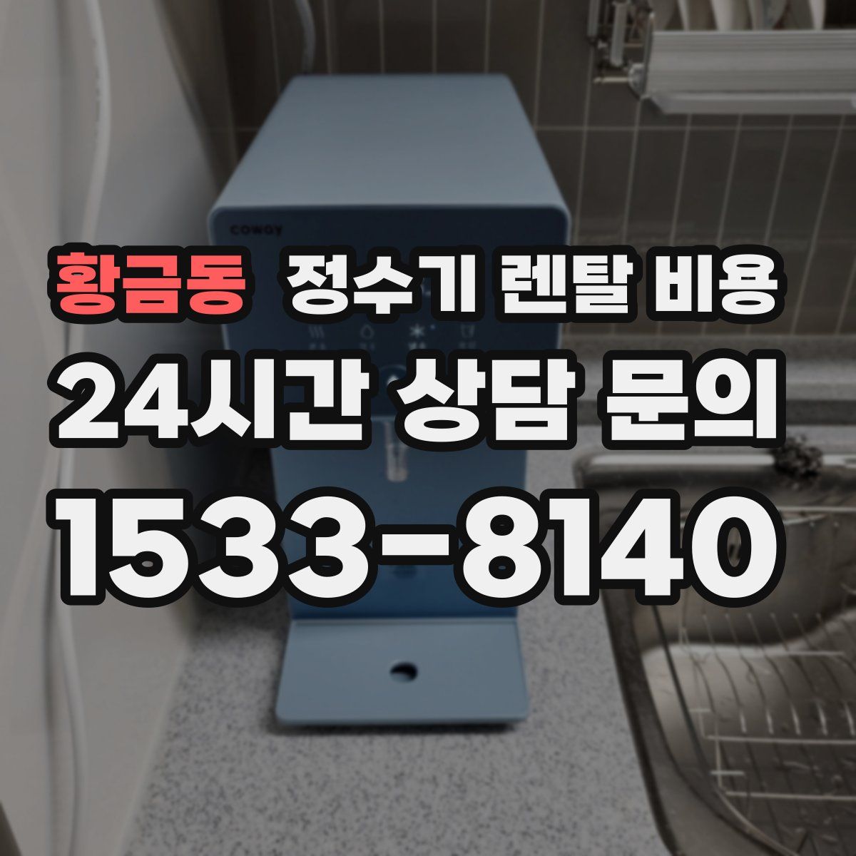 황금동 정수기 렌탈 비용