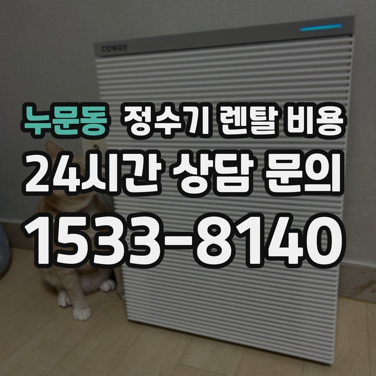 누문동 정수기 렌탈 비용 저수조형 선택이 필요한 상황
